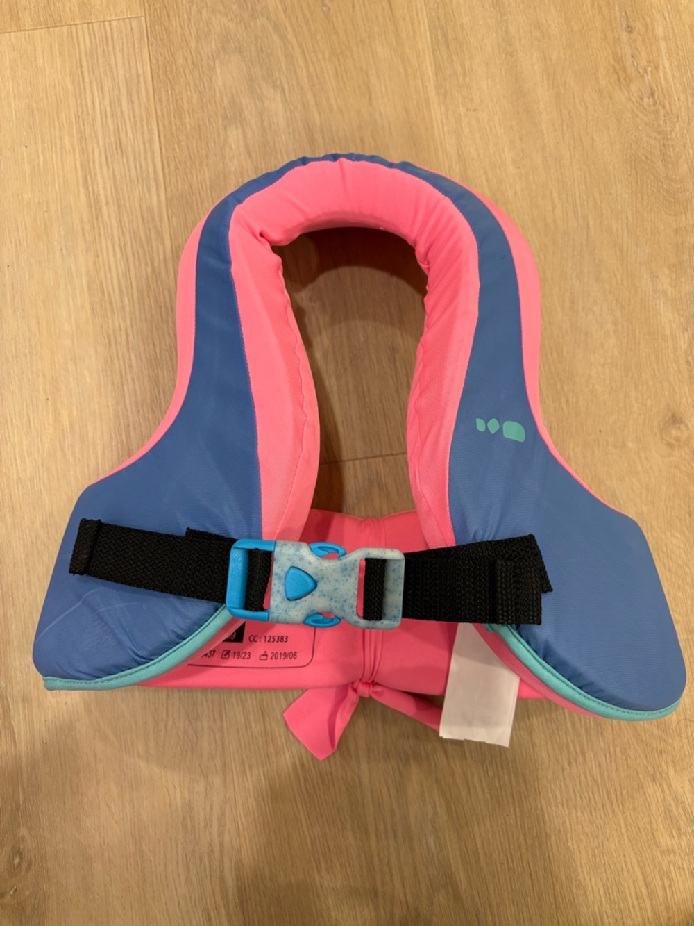 Nabaiji Decathlon Pink and Blue Swim Vest - 15-25kg
